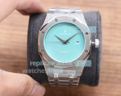 Replica Audemars Piguet Royal Oak Tiffany Blue Stainless Steel Watch